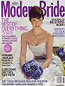 Modern Bride magazine for Brides with wedding cigar roller article